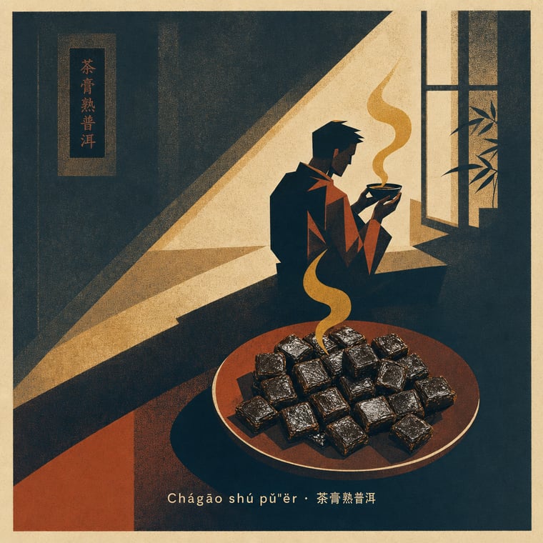 The design — Ripe Pu-erh Paste