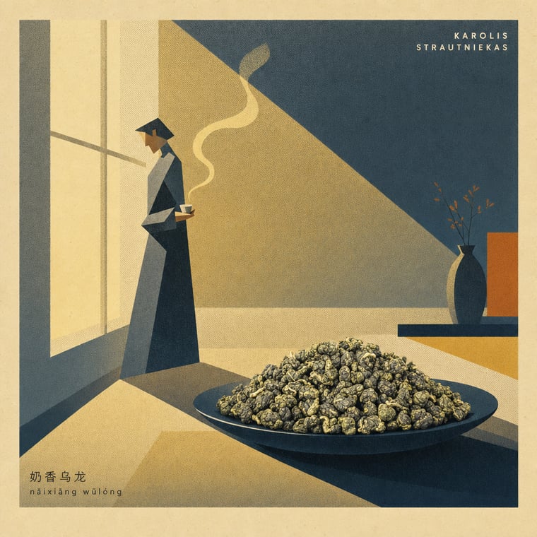 The design — Nǎi Xiāng Oolong